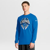 Detroit Lions Primetime Legend Icon Performance Long Sleeve T-Shirt Blue | Nike for Sale