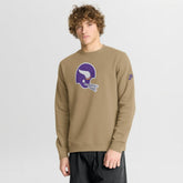 Minnesota Vikings Swing Pass Rewind Club Pullover Sweatshirt Tan | Nike for Sale