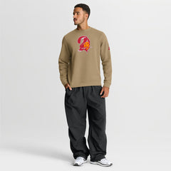 Tampa Bay Buccaneers Swing Pass Rewind Club Pullover Sweatshirt Tan | Nike for Sale