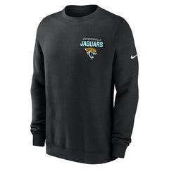 Jacksonville Jaguars Primetime Club Fleece Pullover Sweatshirt Black | Nike for Sale