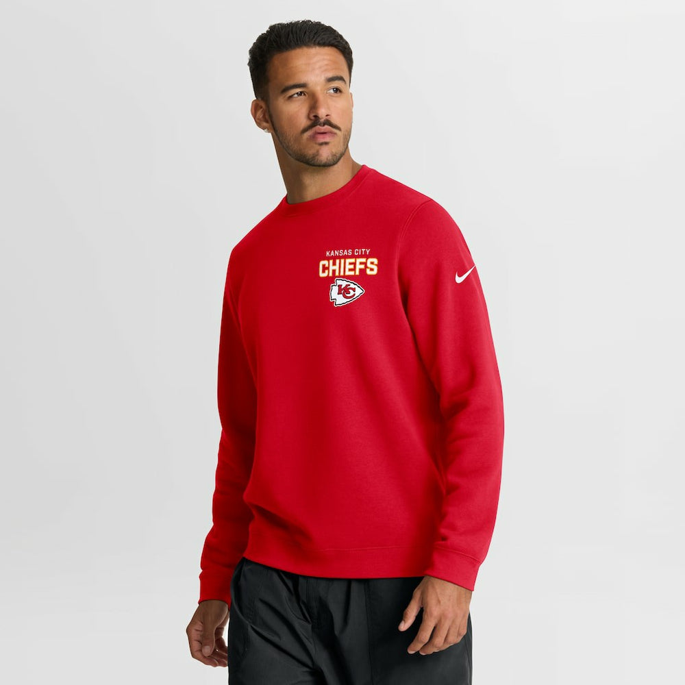 Kansas City Chiefs Primetime Club Fleece Pullover Sweatshirt Red | Nike for Sale