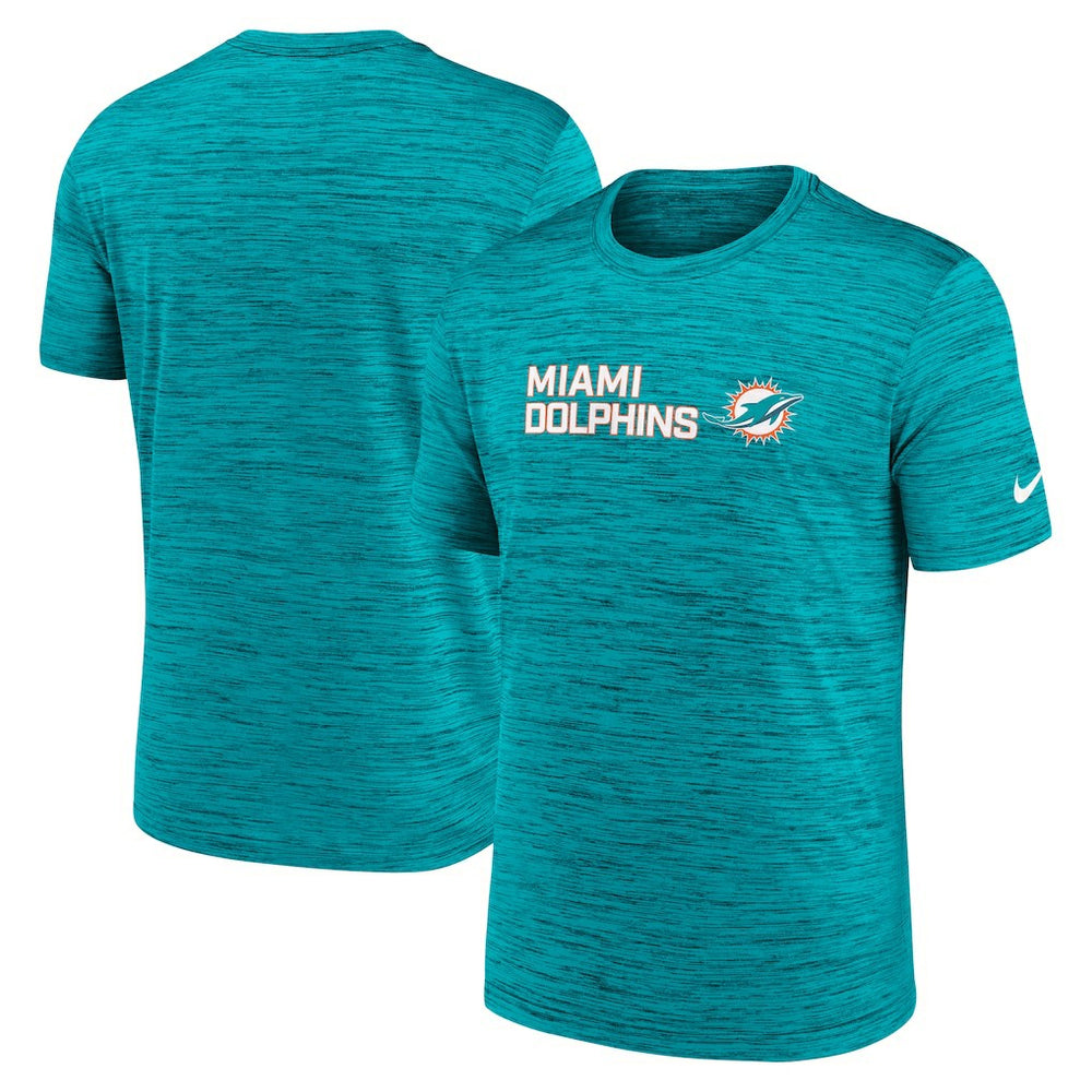 Miami Dolphins Big & Tall Primetime Reverse Play Velocity Performance T-Shirt Aqua | Nike for Sale