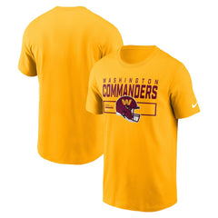 Washington Commanders Primetime Helmet Essential T-Shirt Gold | Nike for Sale