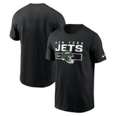 New York Jets Primetime Helmet Essential T-Shirt Black | Nike for Sale
