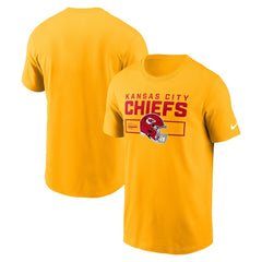 Kansas City Chiefs Primetime Helmet Essential T-Shirt Gold | Nike for Sale