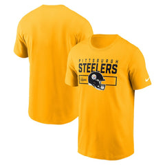 Pittsburgh Steelers Primetime Helmet Essential T-Shirt Gold | Nike for Sale