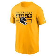 Pittsburgh Steelers Primetime Helmet Essential T-Shirt Gold | Nike for Sale