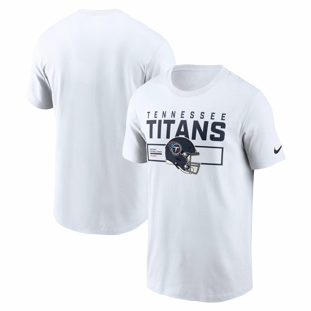 Tennessee Titans Primetime Helmet Essential T-Shirt White | Nike for Sale