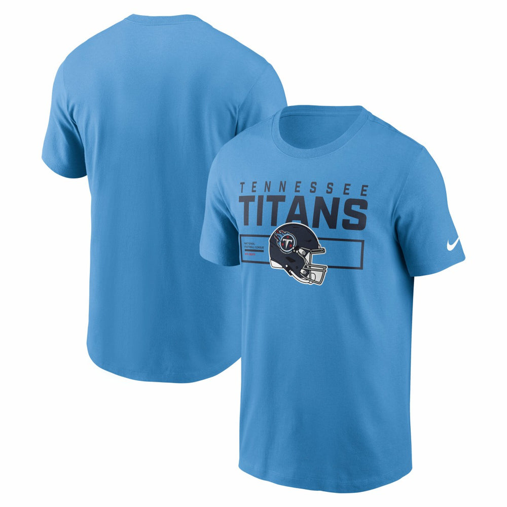 Tennessee Titans Primetime Helmet Essential T-Shirt Light Blue | Nike for Sale