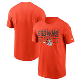 Cleveland Browns Primetime Helmet Essential T-Shirt Orange | Nike for Sale