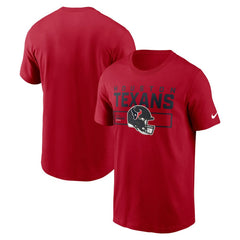 Houston Texans Primetime Helmet Essential T-Shirt Red | Nike for Sale