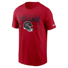 Houston Texans Primetime Helmet Essential T-Shirt Red | Nike for Sale