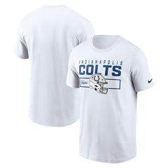 Indianapolis Colts Primetime Helmet Essential T-Shirt White | Nike for Sale
