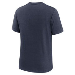 Dallas Cowboys Long Pass Tri-Blend T-Shirt Heather Navy | Nike for Sale