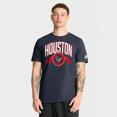 Houston Texans Rewind Front and Back Hit Essential T-Shirt Navy | Nike for Sale