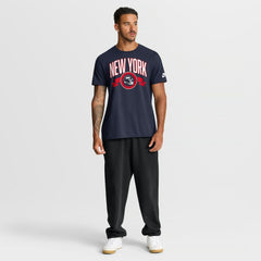 New York Giants Rewind Front and Back Hit Essential T-Shirt Navy | Nike for Sale