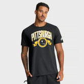 Pittsburgh Steelers Rewind Front and Back Hit Essential T-Shirt Black | Nike for Sale