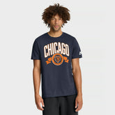 Chicago Bears Rewind Front and Back Hit Essential T-Shirt Navy | Nike for Sale