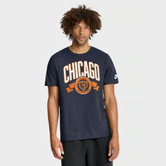 Chicago Bears Rewind Front and Back Hit Essential T-Shirt Navy | Nike for Sale