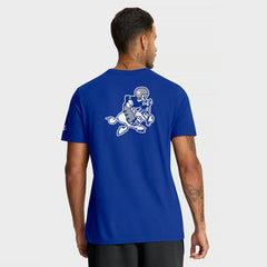 Dallas Cowboys Rewind Front and Back Hit Essential T-Shirt Royal | Nike for Sale
