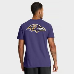 Baltimore Ravens Rewind Front and Back Hit Essential T-Shirt Purple | Nike for Sale