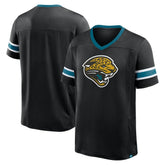 Jacksonville Jaguars Hometown Premium Hashmark V-Neck T-Shirt Black | Fanatics