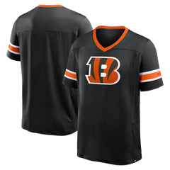 Cincinnati Bengals Hometown Premium Hashmark V-Neck T-Shirt Black | Fanatics