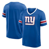 New York Giants Hometown Premium Hashmark V-Neck T-Shirt Royal | Fanatics
