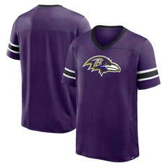 Baltimore Ravens Hometown Premium Hashmark V-Neck T-Shirt Purple | Fanatics