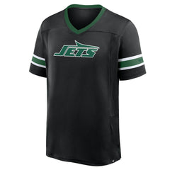 New York Jets Redzone Hashmark V-Neck T-Shirt Black | Fanatics