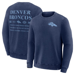 Denver Broncos Deep Route Pullover Sweatshirt Navy | Fanatics