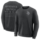 Minnesota Vikings Deep Route Pullover Sweatshirt Black | Fanatics