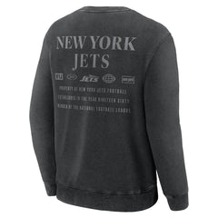 New York Jets Deep Route Pullover Sweatshirt Black | Fanatics