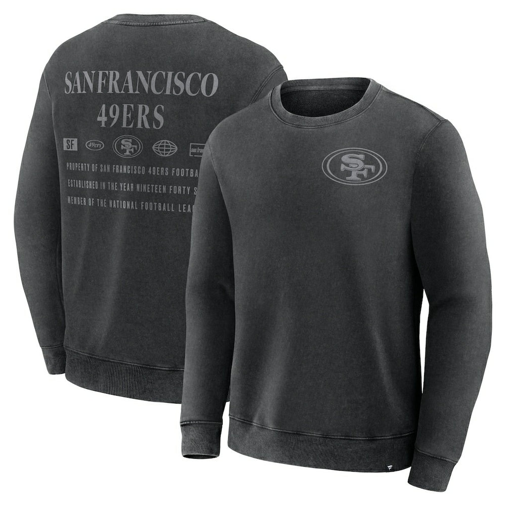 San Francisco 49ers Deep Route Pullover Sweatshirt Black | Fanatics