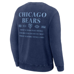 Chicago Bears Deep Route Pullover Sweatshirt Navy | Fanatics
