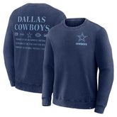Dallas Cowboys Deep Route Pullover Sweatshirt Navy | Fanatics