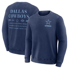 Dallas Cowboys Deep Route Pullover Sweatshirt Navy | Fanatics