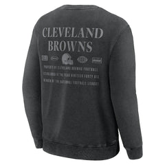 Cleveland Browns Deep Route Pullover Sweatshirt Black | Fanatics