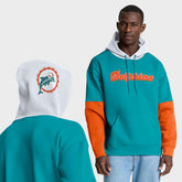 Miami Dolphins Helmet Retro Pullover Hoodie Aqua | Fanatics