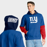New York Giants Helmet Retro Pullover Hoodie Royal | Fanatics