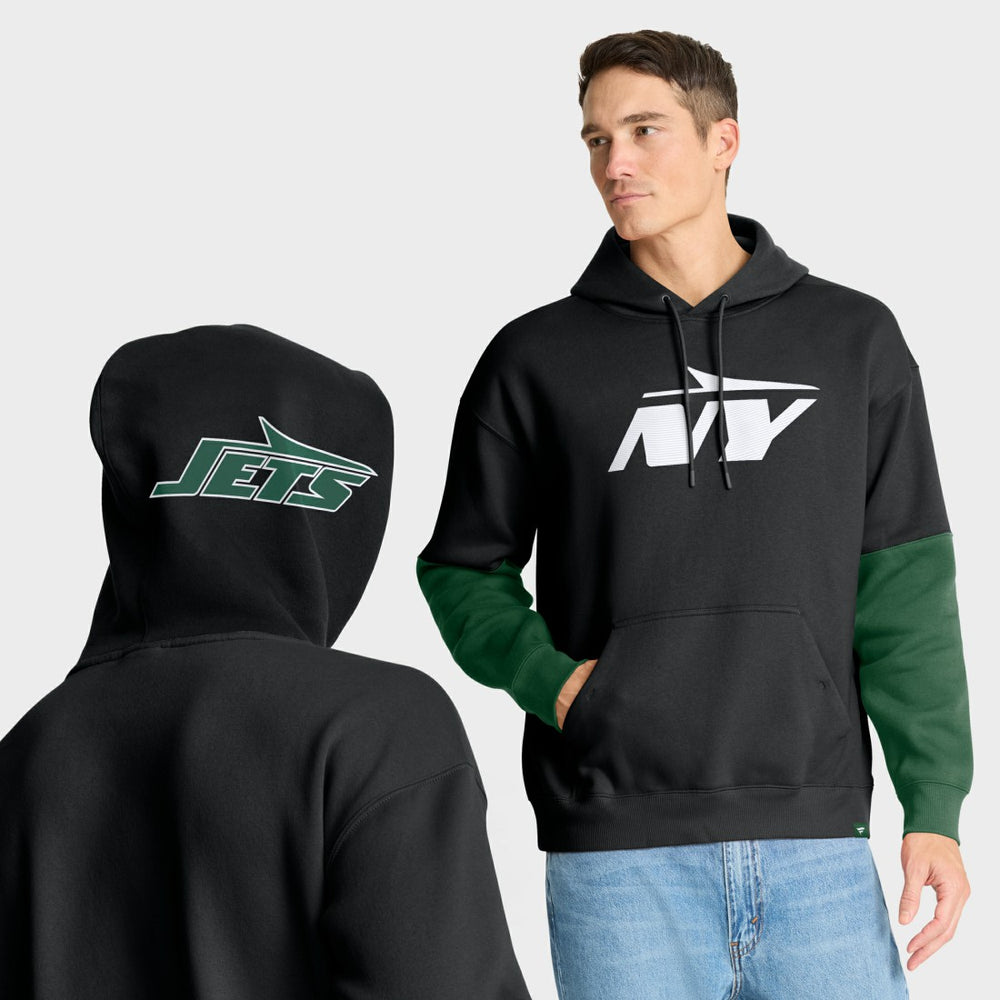 New York Jets Helmet Alt Pullover Hoodie Black | Fanatics