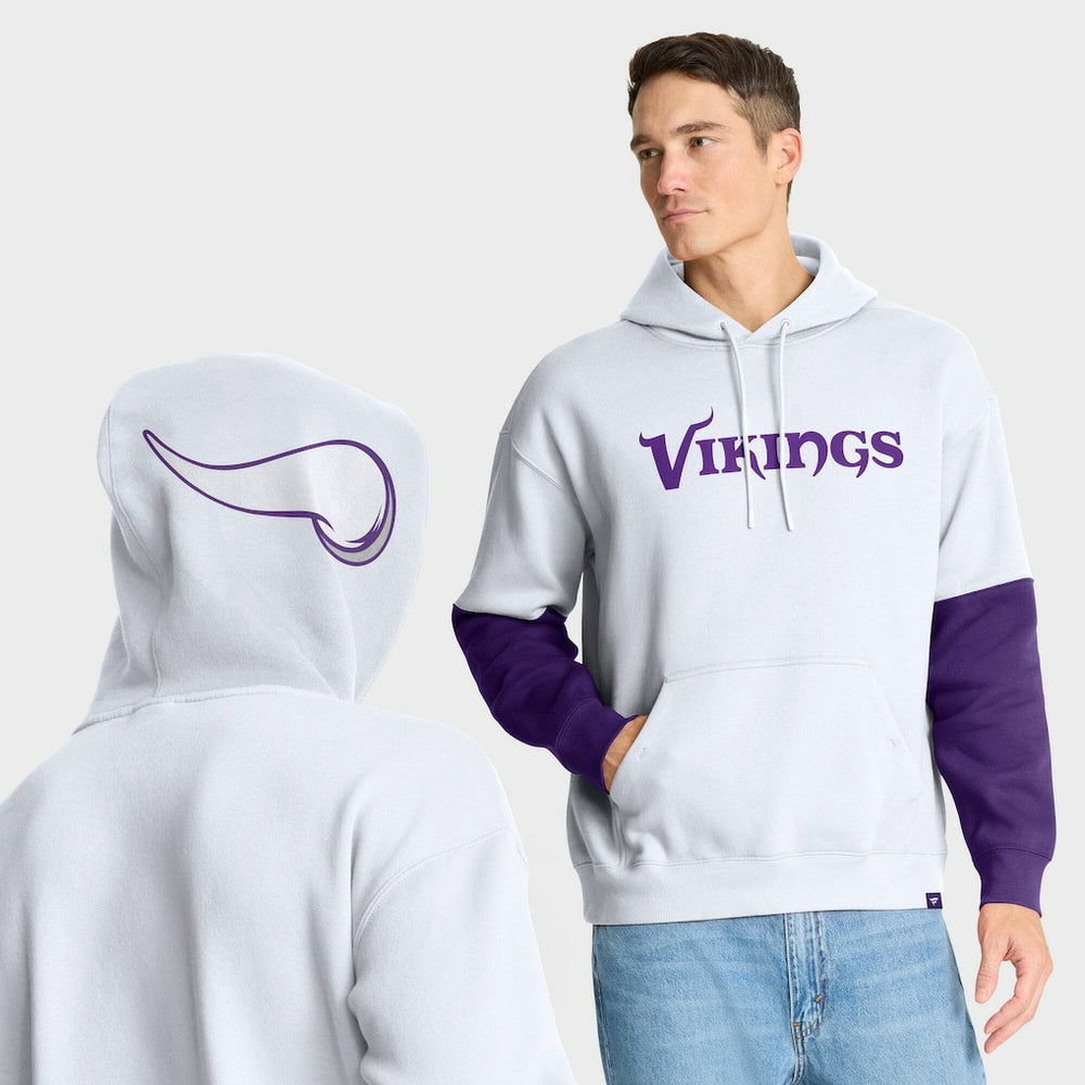 Minnesota Vikings Helmet Alt Pullover Hoodie White | Fanatics