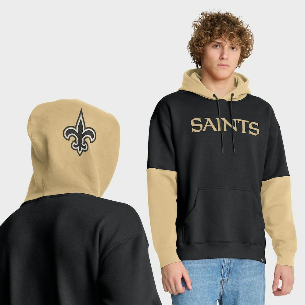 New Orleans Saints Helmet Pullover Hoodie Black | Fanatics