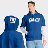 New York Giants Helmet Pullover Hoodie Royal | Fanatics