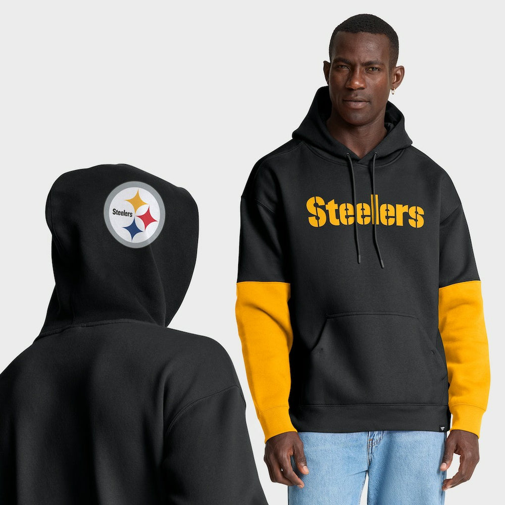 Pittsburgh Steelers Helmet Pullover Hoodie Black | Fanatics