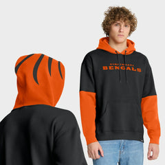 Cincinnati Bengals Helmet Pullover Hoodie Black | Fanatics