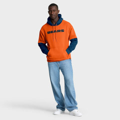 Chicago Bears Helmet Pullover Hoodie Orange | Fanatics