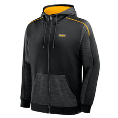Pittsburgh Steelers Checkdown Pass Full-Zip Hoodie Black | Fanatics