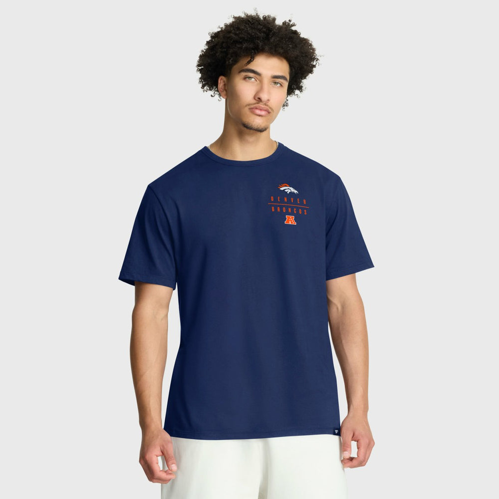 Denver Broncos Passing Pocket Legacy T-Shirt Navy | Fanatics