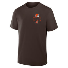 Cleveland Browns Passing Pocket Legacy T-Shirt Brown | Fanatics